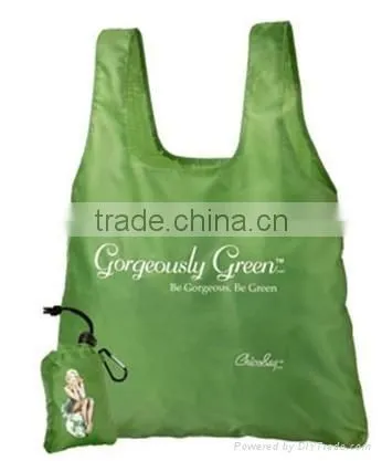 BSCI audit factory nylon shopping bags wholesale/nylon bag shop/foldable shopping bag