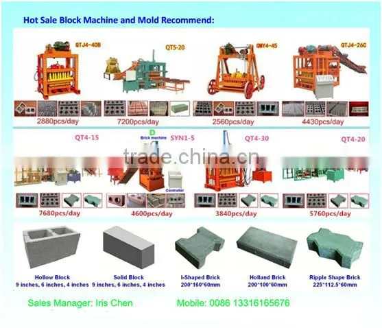 Best offer! Shengya Block Machinery Product
