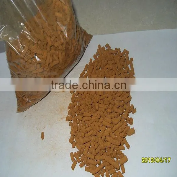 Biogas desulfurization used in iron oxide desulfurizer