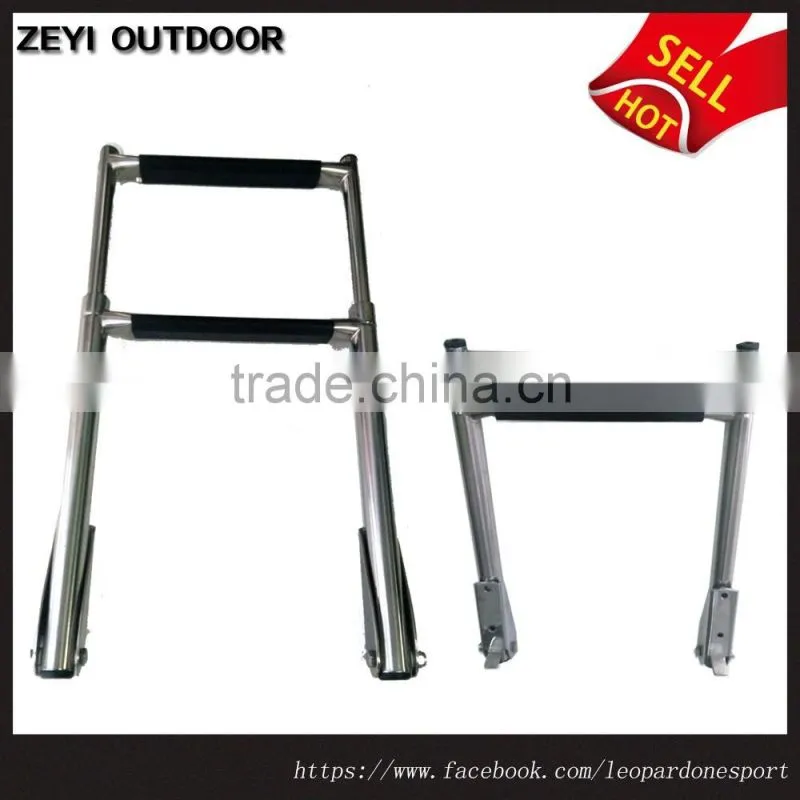MARINE BOAT FOLDABLE STAINLESS STEEL 5 STEPS LADDERS