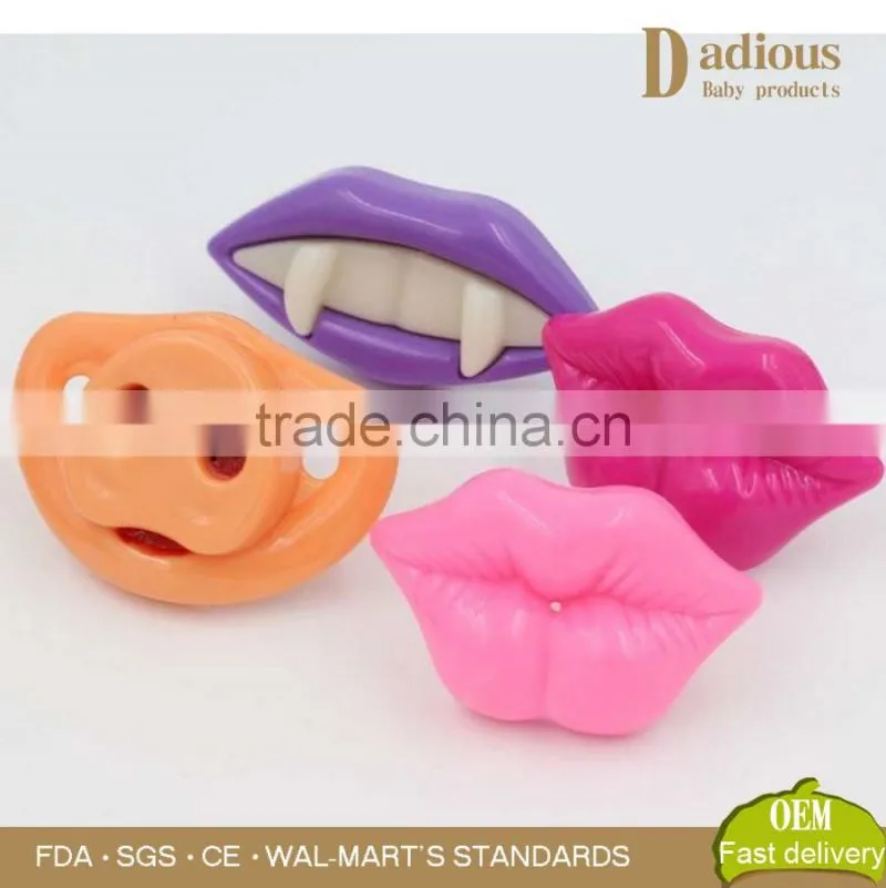 Funny BPA free Baby Infant Dummy Teether Silicone Nipple Soother Pacifier