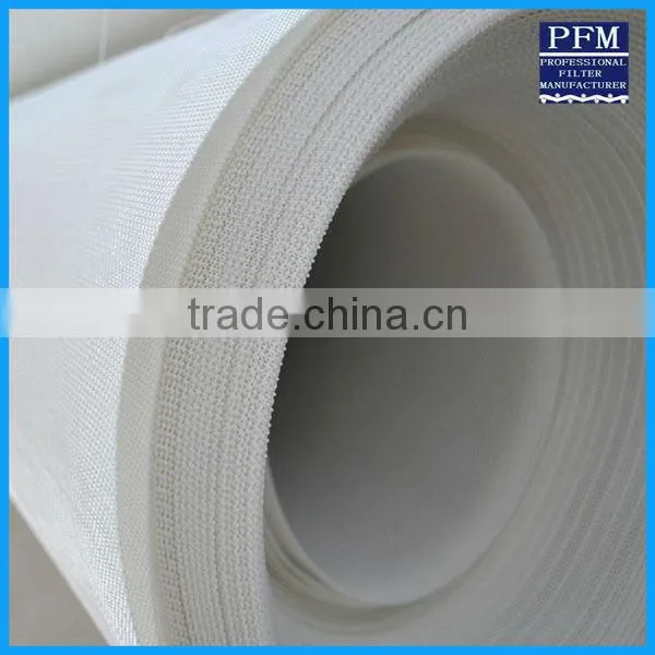 Polyester yarns with copper wire netting