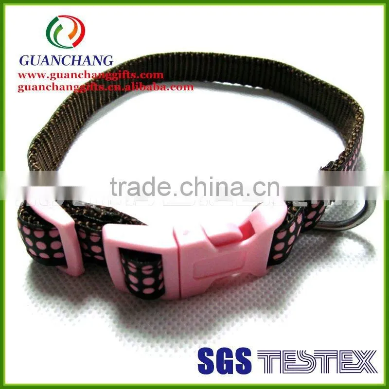 High Quality Pet Bow Polyester Dog Collar