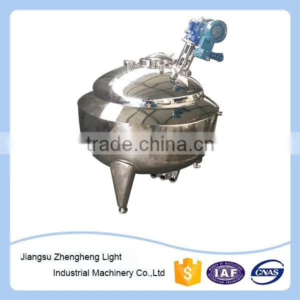 304,316L Stainless steel 3 Barrel Jacketed Conical Fermenter with Top Manway