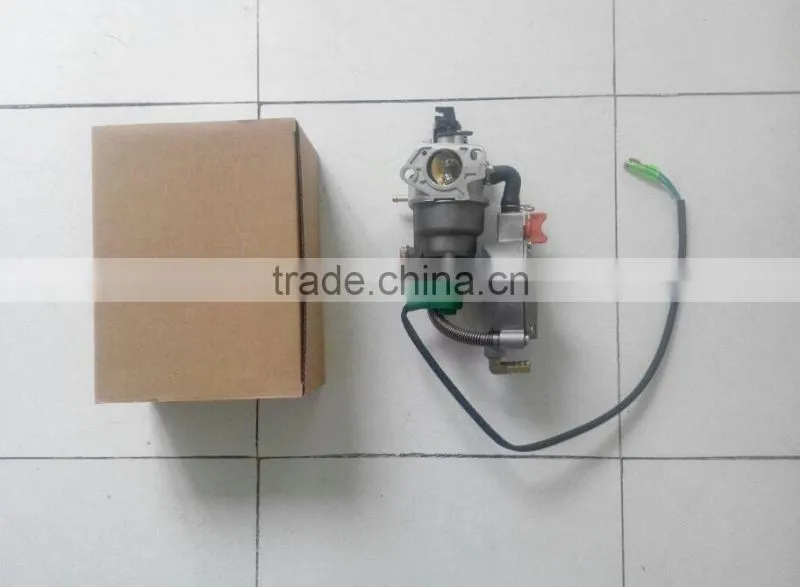 188f 5kw LPG CNG dual fuel carburetor for gasoline generator