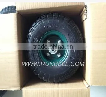 10''Red Plastic Wheel Pneumatic Tire Made in China