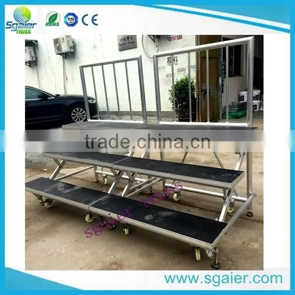 School used Aluminum Folding Choir Stage Chorus Stage Choral Riser