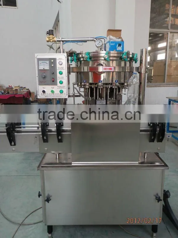 Gas,colo etc. Gas containing drink auto washing,filling and sealing production line