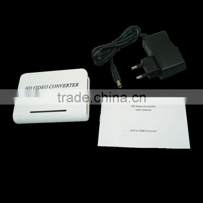 VGA to HDMI converter supporting 1080PVGA adapter / VGA to HDMI converter / PC to TV, professional VGA to HDMI converter