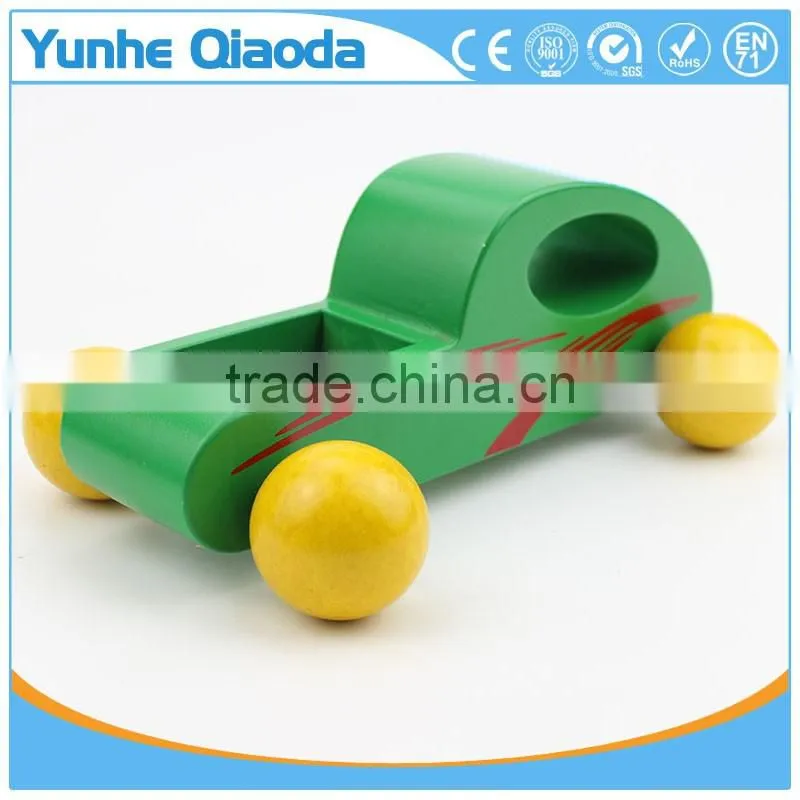 green color car toy for kids,Education city games wooden car model toy