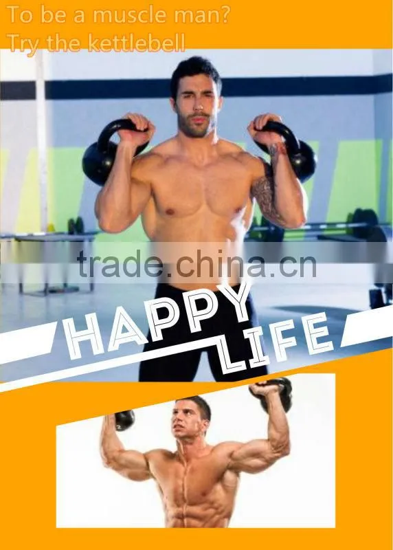 Gym lifting kettlebell weight