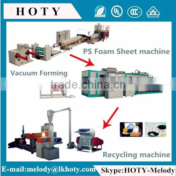 polystyrene fast food container machine /PS lunch box making machine