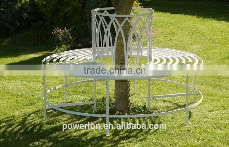 Circular Steel Garden Furniture Antique Tree Bench Seat