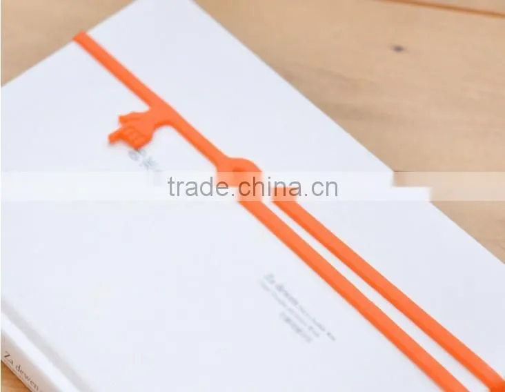 2015 New Design FDA Flip Bookmarker for Book, Silicone Bookmark, New Silicone Gifts