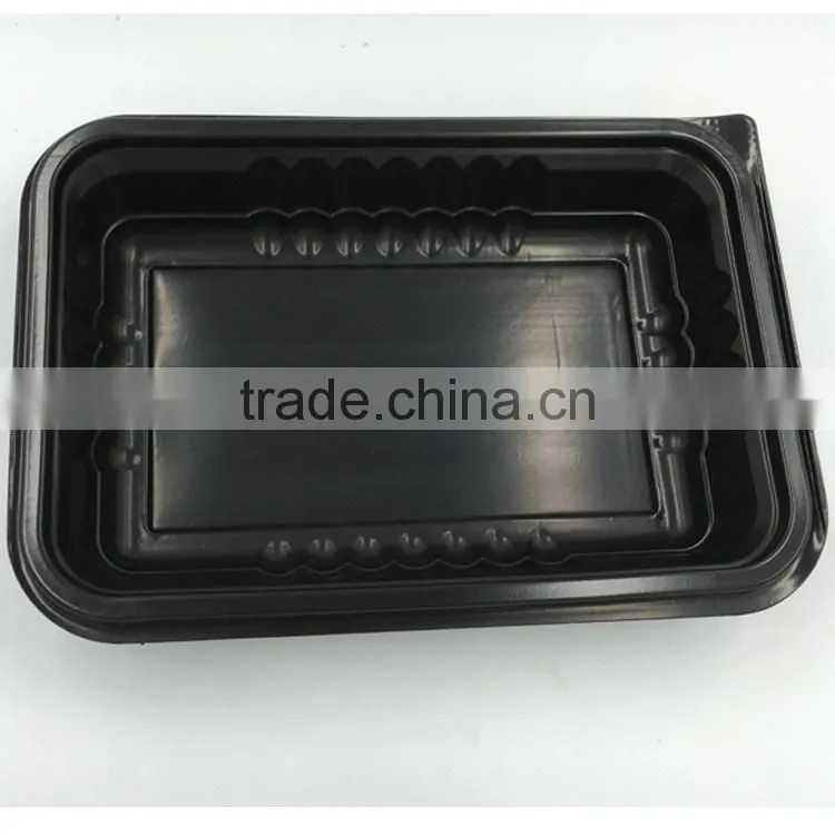 High quality Microwavable PP Material Food Packaging Tray