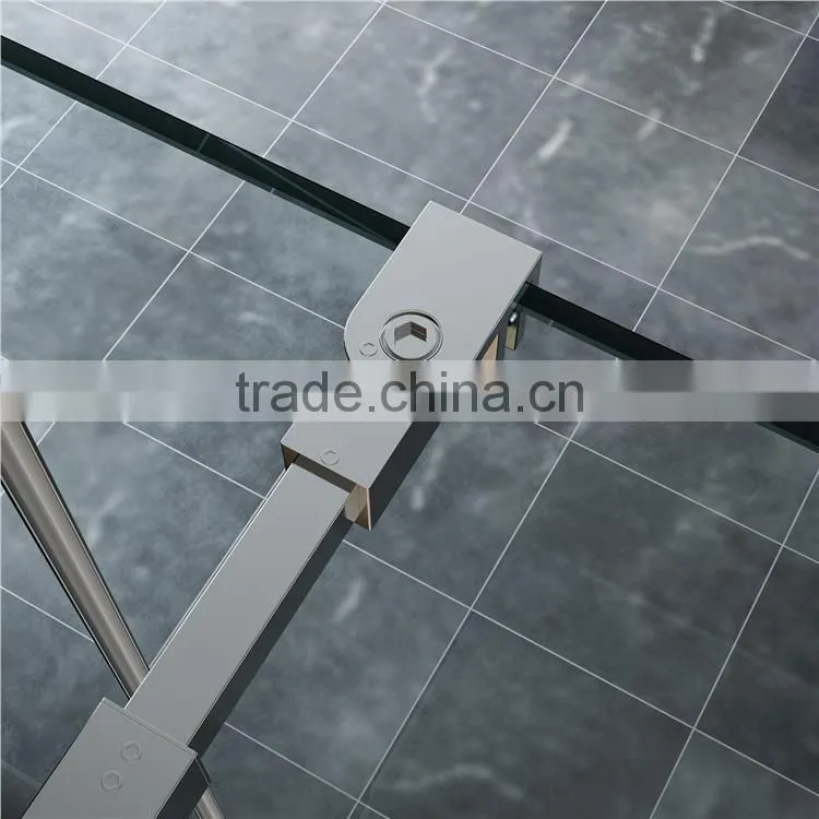 HSR02-90024 folding simple frameless shower screen
