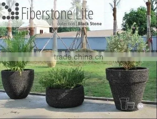 Fiberglass light weight planter