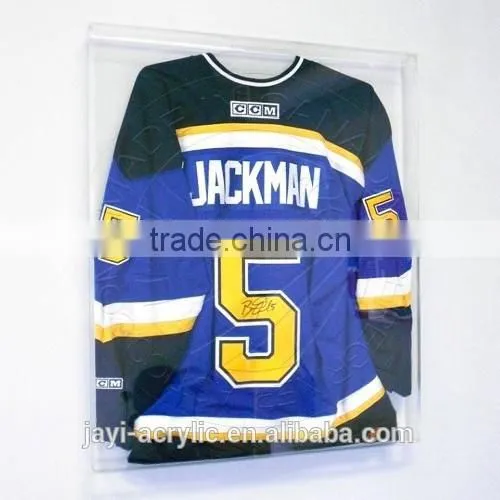 factory wholesale cheap Clear Acrylic lucite acrylic t shirt display case