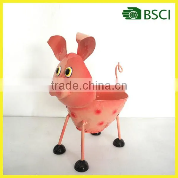 Low price Outdoor iron garden decoration with flowers
