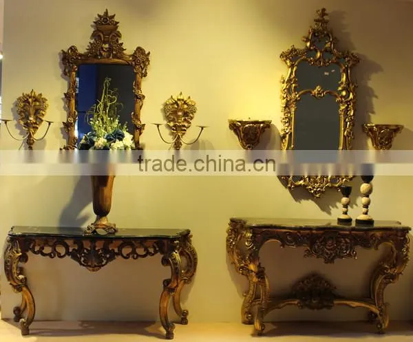 MW-0003-01 Hanging wall candle holder with metal in antique gold and silver