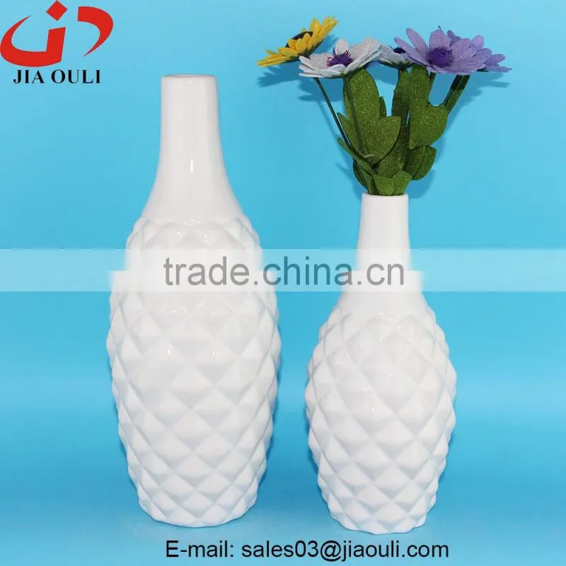 2016 popular home decor color wash ceramic tall vase
