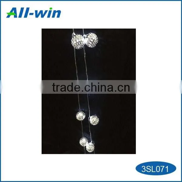 cyrstalline ball-shaped solar light with white LED, beautiful solar light with ON/OFF
