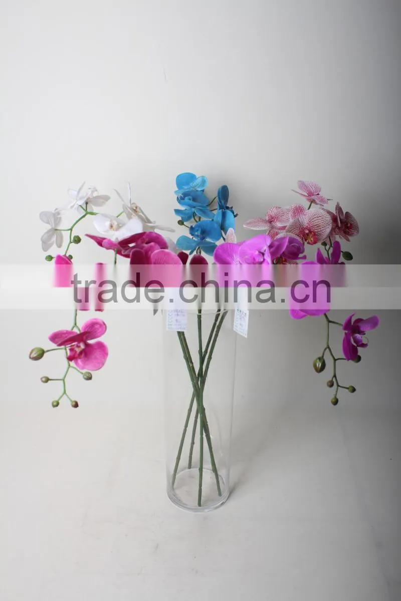 Plastic butterfly orchid artificial butterfly orchid decorative flowers for Promotion