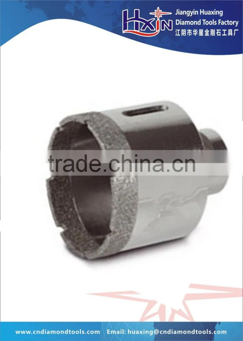 Electroplated Diamond granite core drills /Electroplated diamond hole saw bits for glass
