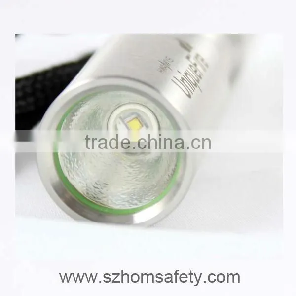 CREE XR-E Q5 Stainless Steel LED Flashlights, Handheld Pressing LED Nighting Torches