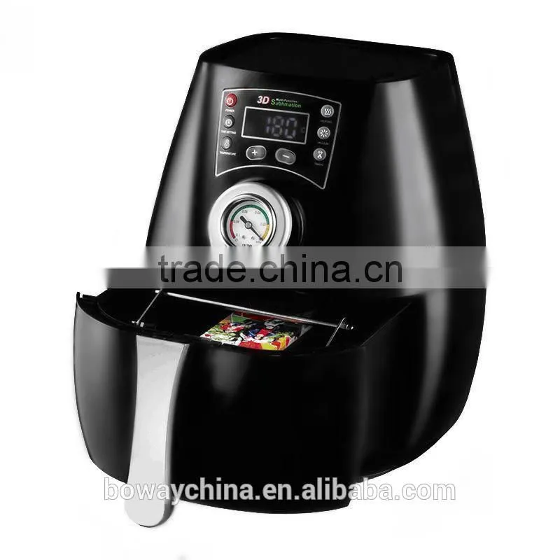 Mugs cups phone case plate crystal Mini 3D Sublimation Vacuum Heat Press Machine