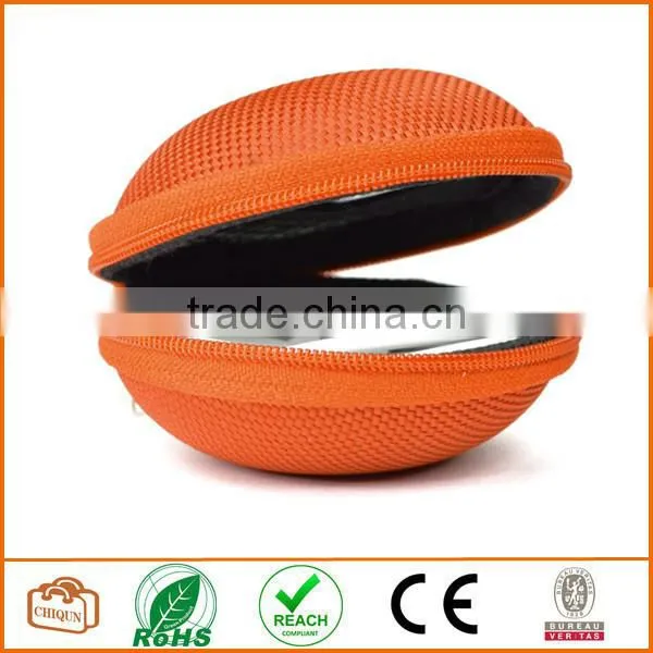 Orange Earphone handsfree headset HARD EVA Case
