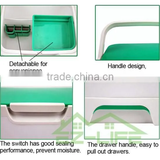 hospital medicine plastic pills empty PP portable emergency storage box/kit/bag