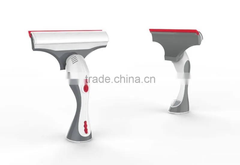 Cordless vacuum window cleaner