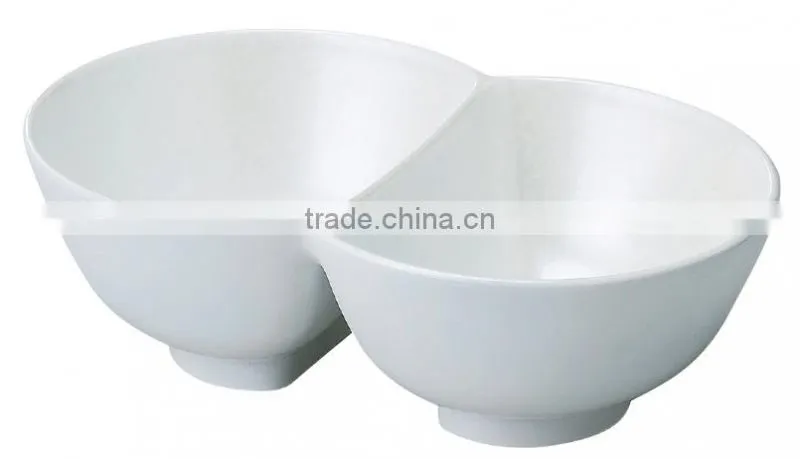 Twin Rice Bowl Double Bowl for Japanese Food Edamame Bowl