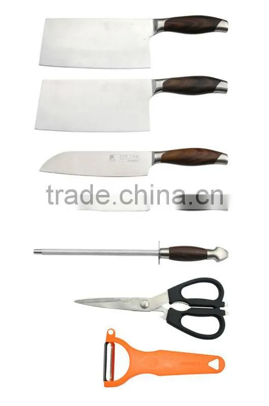 high quality stainless steel household knife set