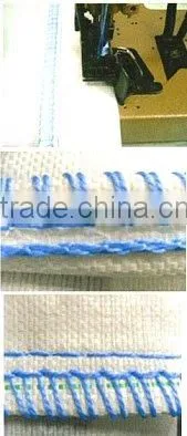 Two Needle Four Thread Safety Stitch Machine With Lower and Upper Feed