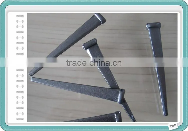 Cut Steel Nails flat tapered nail for concrete or brick
