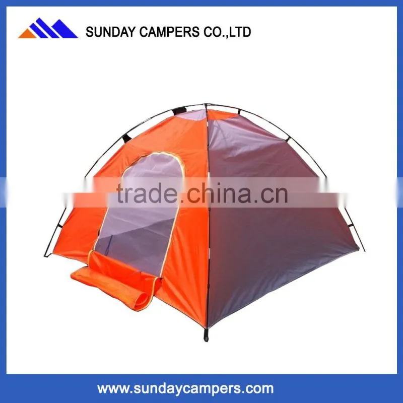 2017 190T polyester cotton fashion colorful pink camping tents