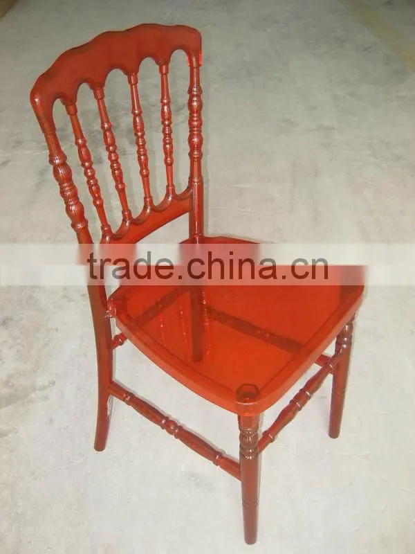 crystal napoleon chair for wedding party rental