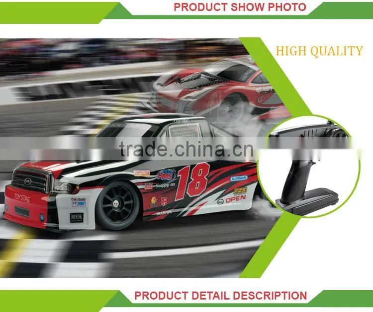 High speed 2.4G 1:10 race track with rc car