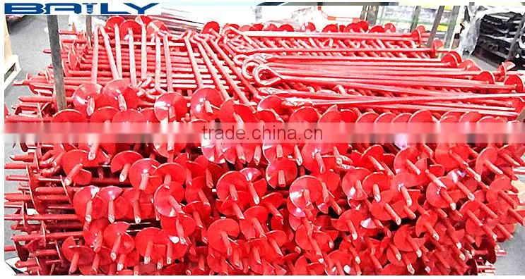 Professional factory supply good quality earth anchor with auger for euro market