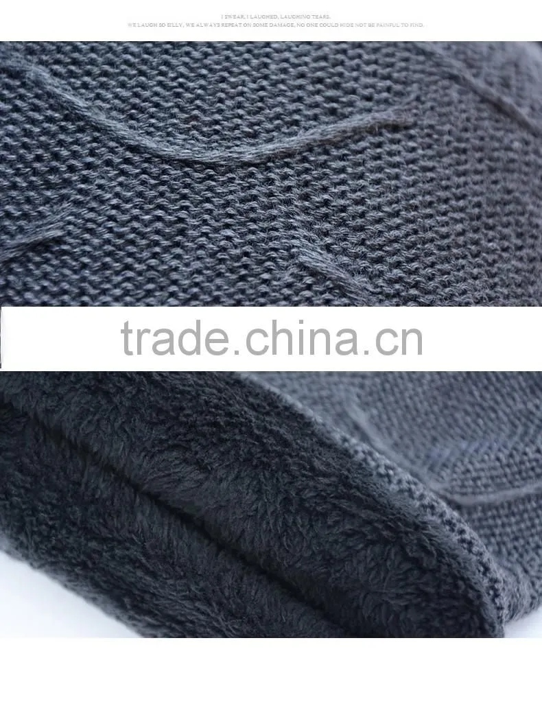 Hot sale high quality custom cheap wholesale beanie hat winter knitted hat with your logo