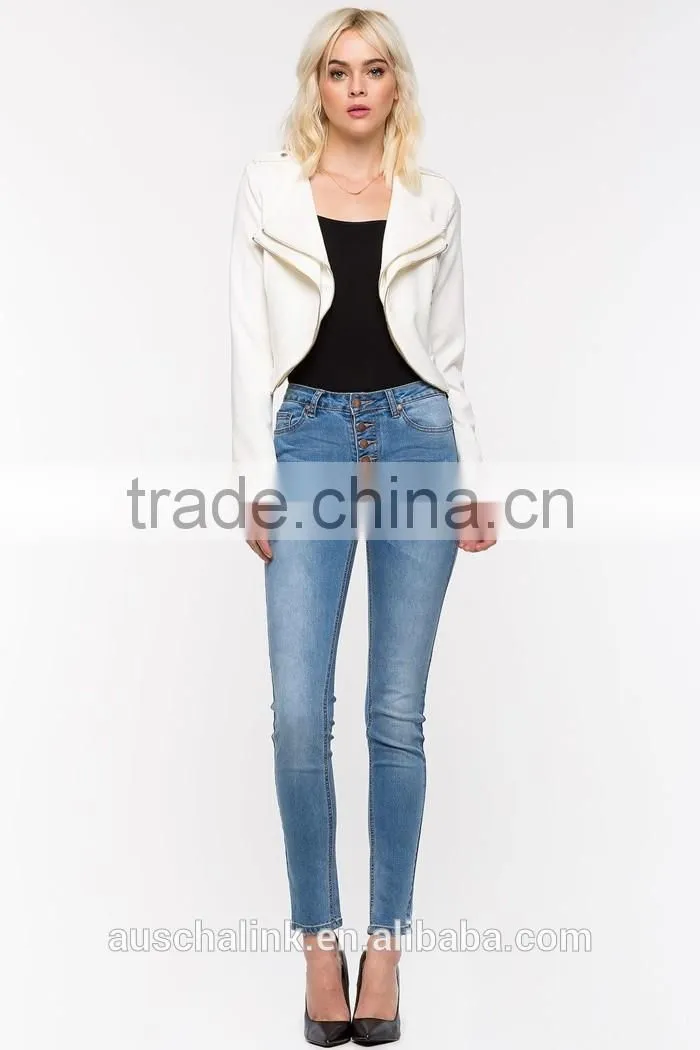 OEM service new design custom woman sexy layed jacket