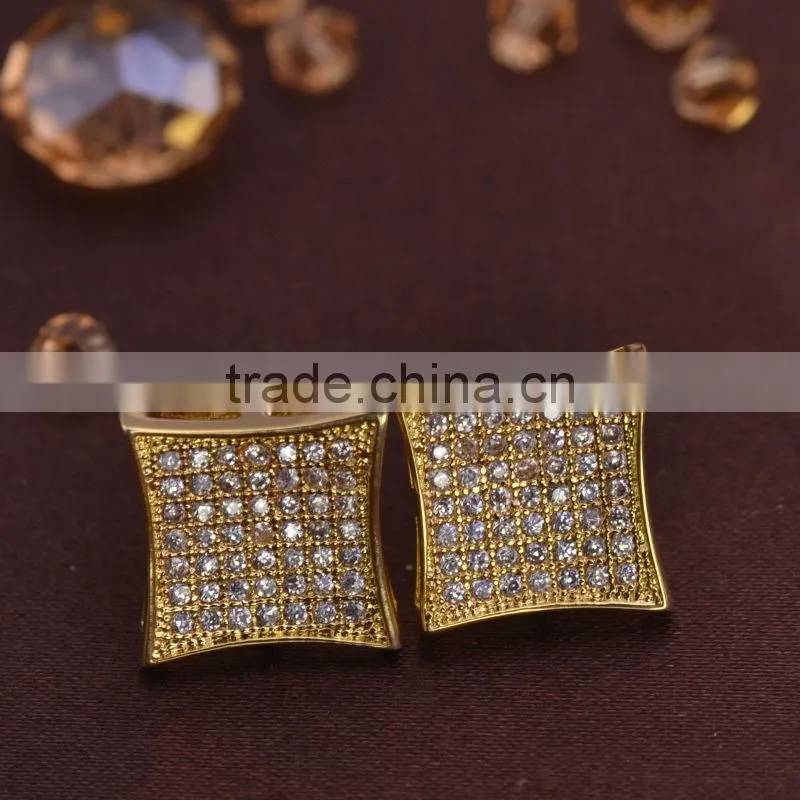 LSE855 Men jewelry brass earring with screw back