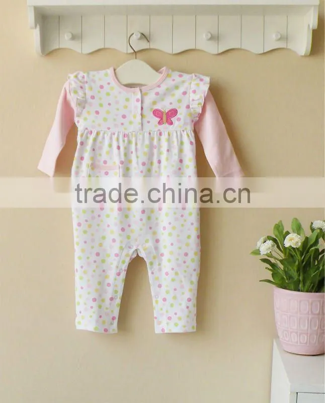 mom and bab 2013 Spring baby wear 100% cotton romper