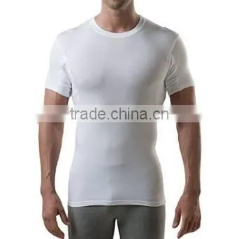 Men's t-shirt with sweat guard armpit pads