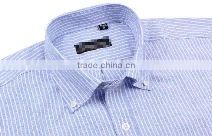 non-iron vertical striped oxford mens shirt