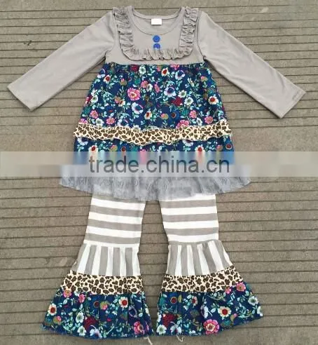 Wholesale children's boutique clothing fall baby clothing outfits kid clothes BY-P318