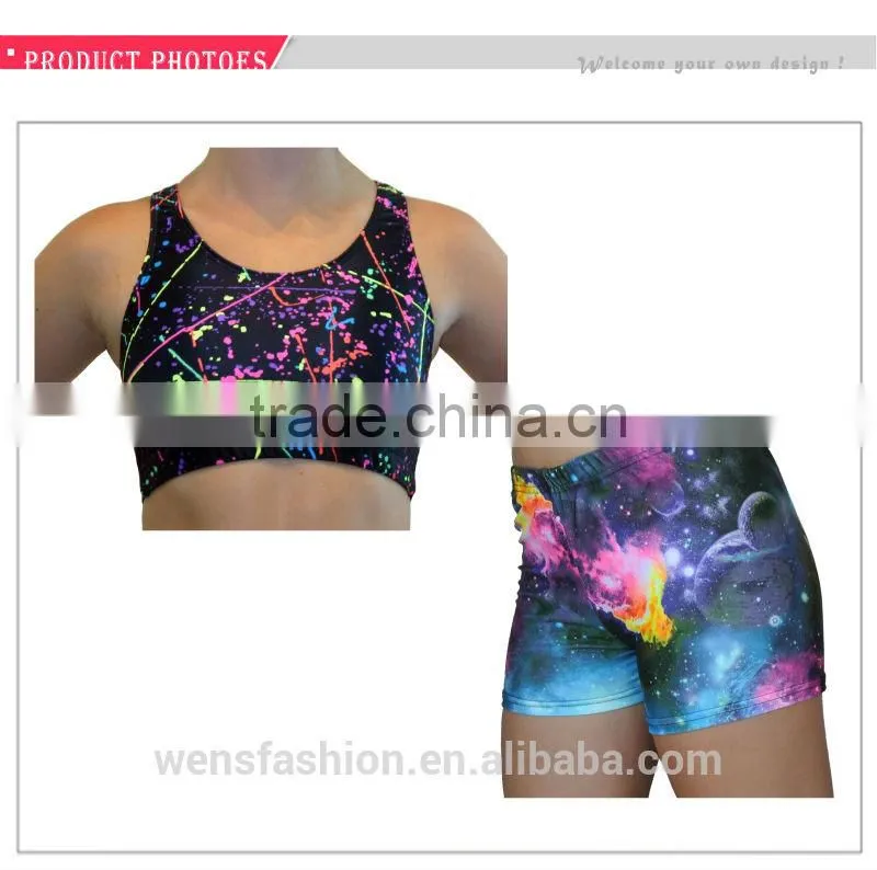Wholesale Clothing Latest Fashion Sexy Yoga Bra Design Women Yoga Short Yoga Bra Set