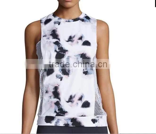 Wholesale women sports yoga tank top casual gym sport wear fashion wear sleeveless vest